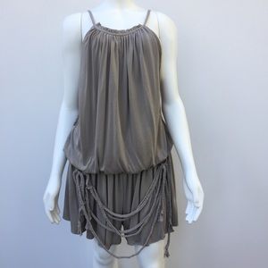 Free People Dust in the Wind Boho Jersey Romper S